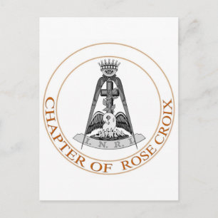 Roos Croix Scottish Rite Briefkaart