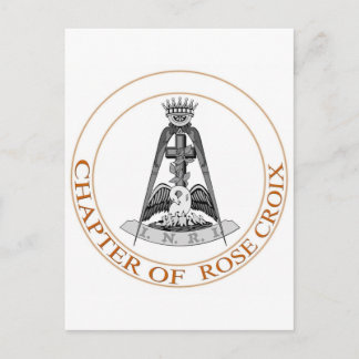 Roos Croix Scottish Rite Symbol Briefkaart