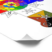 Roos Cross Lamen Foto Afdruk (Hoek)