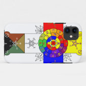 Roos Cross Lamen iPhone Case (Achterkant (horizontaal))