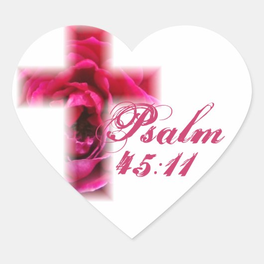 Roos Cross Sticker (Voorkant)