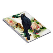 Roos Crow Courage-laptop Notitieboek (Rechterzijde)