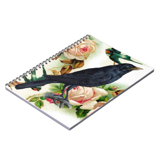 Roos Crow Courage-laptop Notitieboek (Linkerzijde)