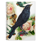 Roos Crow Courage-laptop Notitieboek (Voorkant)