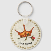 Roos Crown sleutelhanger (Voorkant)
