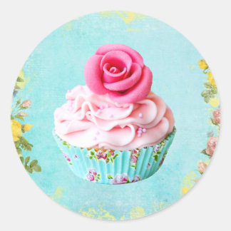 Roos cupcake sticker