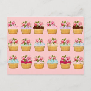 Roos Cupcakes Briefkaarten