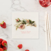  Roos Custom Bruiloft Servetten (Insitu)