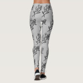 Roos & Daisy Grijs Leggings (Achterkant)