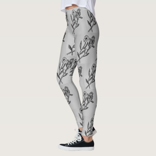 Roos & Daisy Grijs Leggings (Links)