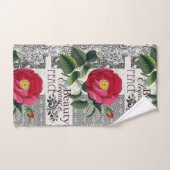 Roos Damask  Floral Antiek Bad Handdoek (Handdoek)