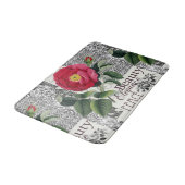 Roos Damask  Floral Antiek Badmat (Gekanteld)