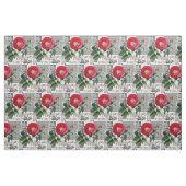 Roos Damask Floral Antiek Stof (Fat Quarter)