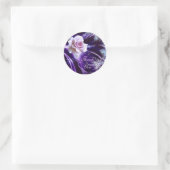 Roos Dank u wel ticker Ronde Sticker (Tas)