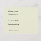  Roos De datum opslaan Foto Briefkaarten (Achterkant)