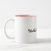 roos, de Groste Mimi van de Wereld Tweekleurige Koffiemok (Links)