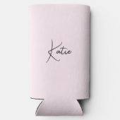 Roos de hele dag door napa - wiebelmakelaarster se seltzer blikjeskoeler (Achterkant)