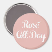 Roos de hele dag magneet (Voorkant / Achterkant)