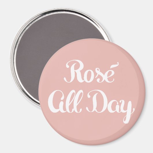 Roos de hele dag magneet (Voorkant / Achterkant)