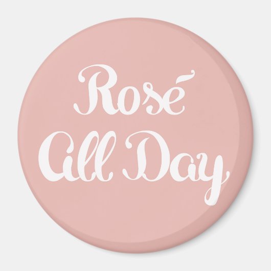 Roos de hele dag magneet (Voorkant)