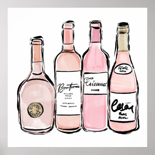 Roos de hele dag Poster (Voorkant)