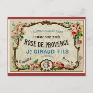 Roos de Provance a French parfume Briefkaart