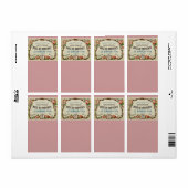 Roos de Provance a French parfume Etiket (Full Sheet)
