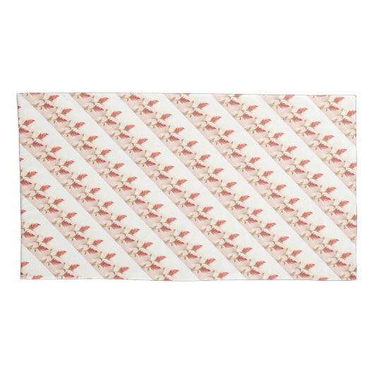 Roos delicaat kussensloop (Achterkant-Rechts)