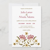  Roos Design  Classic Fusion Bruiloft Kaart (Voorkant)