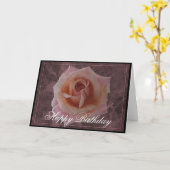 Roos Design Happy Birthday Kaart (Gele Bloem)
