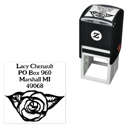 Roos Design rozen bloementuin Zelfinktende Stempel (In situ)