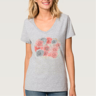 Roos Design T shirt voor Womem