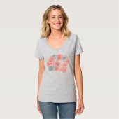Roos Design T shirt voor Womem (Voorkant volledig)