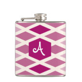 Roos Diamond Ombre Monogram Heupfles (Voorkant)