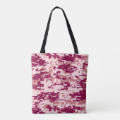 Roos Digital Camo Pattern Tote Bag (Achterkant)