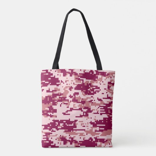 Roos Digital Camo Pattern Tote Bag (Achterkant)
