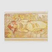 Roos door Alphonse Mucha Tissuepapier (Voorkant)