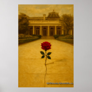 Roos door de scheur: achter de White House Poster