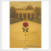 Roos door de scheur: achter de White House Sticker (Vel)