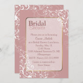  Roos Douane Bridal Shower Uitnodiging (Voorkant / Achterkant)