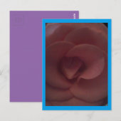 Roos Dragon Briefkaart (Voorkant / Achterkant)