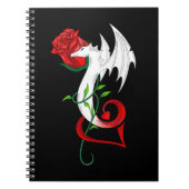 Roos Dragon Lover Notitieboek (Voorkant)