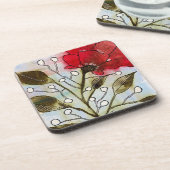 Roos Drankjes Onderzetter (Linkerzijde)