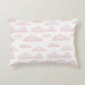 Roos Dreamtime Waterverf Clouds Accent Pillow Accent Kussen (Voorkant)