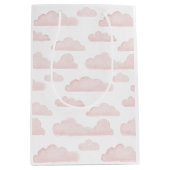 Roos Dreamtime Waterverf Clouds Gift Bag Medium Cadeauzakje (Voorkant)