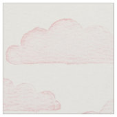 Roos Dreamtime Waterverf Clouds Stof (Close Up)