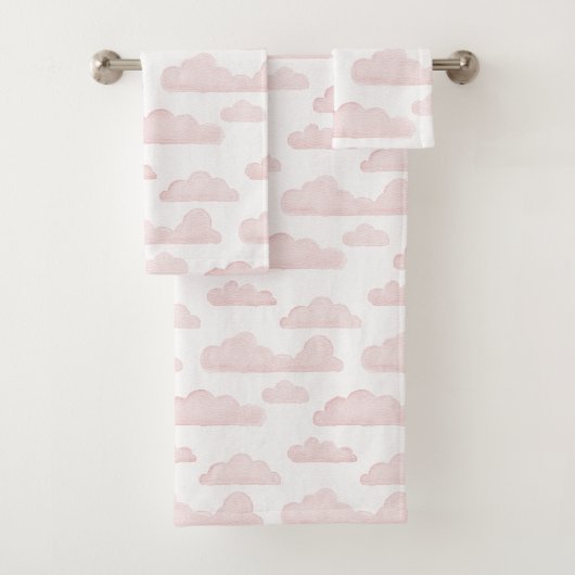 Roos Dreamtime Waterverf Wolken Handdoek (Insitu)
