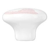 Roos Dreamtime Waterverf Wolken Keramische Pull Knop (Zijkant)