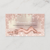 Roos druist Glitter Body Massage Care GR CODE SPA Afsprakenkaartje (Voorkant)