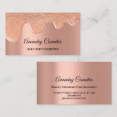 Roos druist tegen artiest Wax Makeup body Cosmetic Visitekaartje (Voorkant / Achterkant)